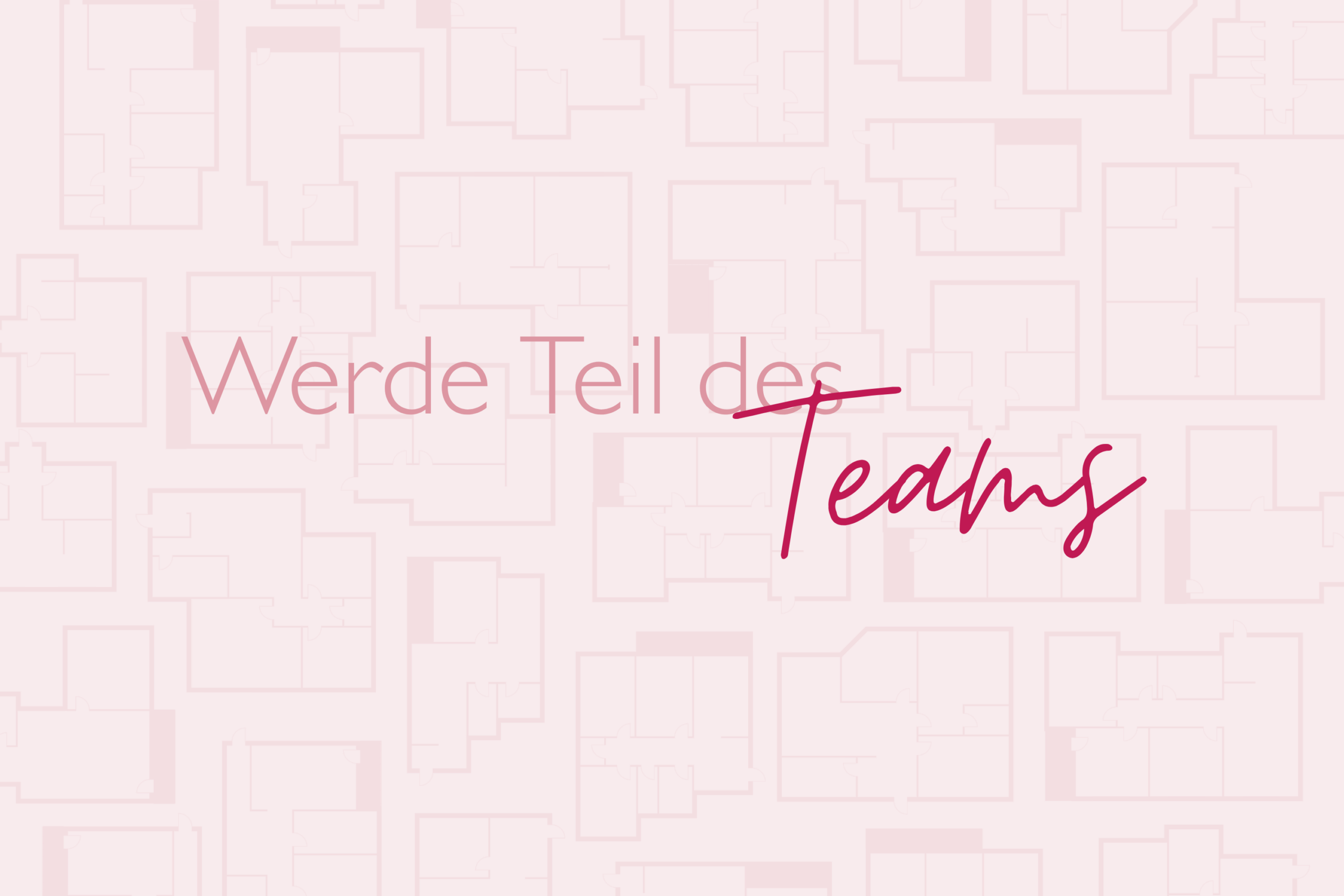 Grafik Werde Teil des Teams Stellenausschreibung